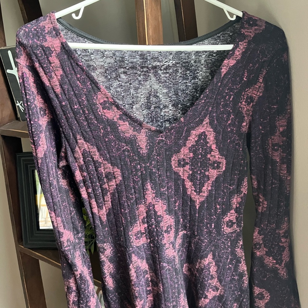 Bell Sleeve Sweater Dress